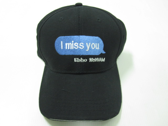 หมวกบอกอารมณ์สีดำ I Miss You
