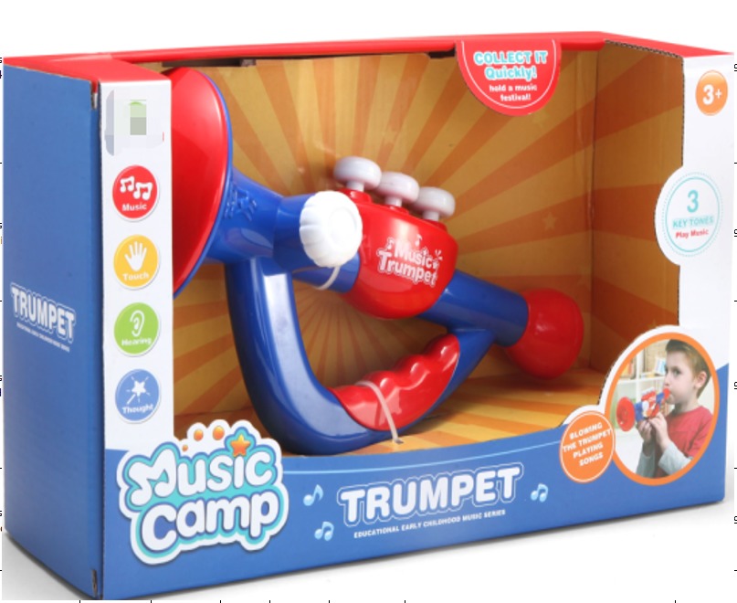 ทรัมเป็ตเด็กเสริมทักษะ
music instrument kids Trumpet