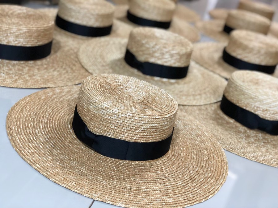 A042/3-F รุ่น the summer calling wide brimmed boater