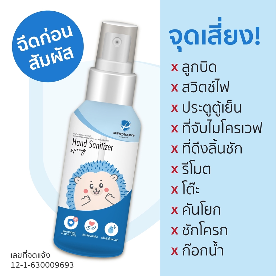แฮนด์ แซนิไทเซอร์ สเปรย์ 30มล.