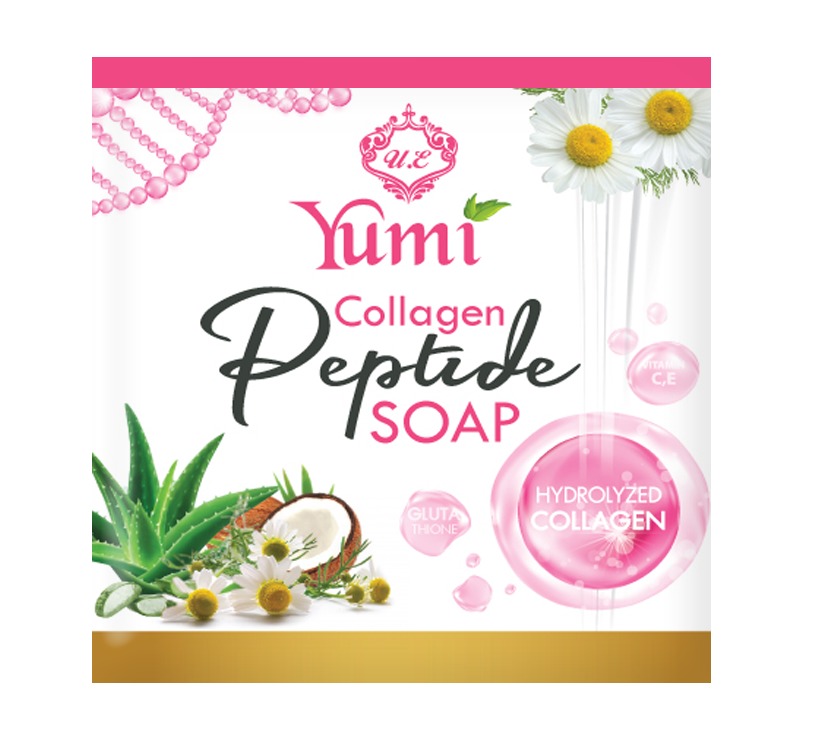 yumi collagen peptide soap