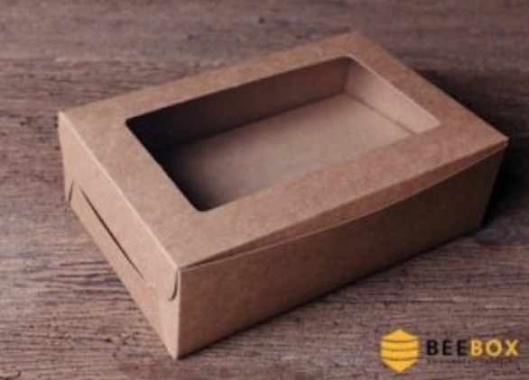 กล่องคัพเค้ก 6 หลุม คราฟ / Cupcake Kraft Box 6 pcs.				
