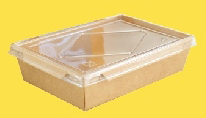 น้องฝาใส Kraft Paper Tray JH-A-2100B (XXL)			
