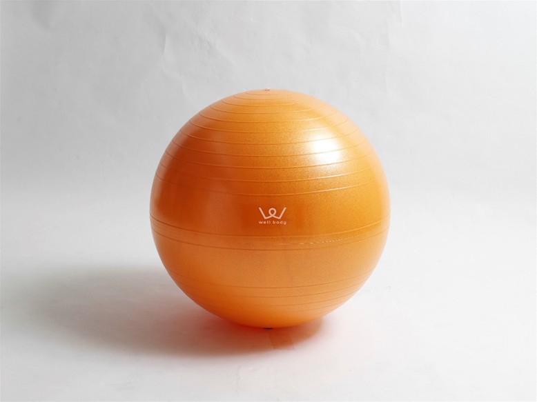 บอลสำหรับออกกำลังกาย ขนาด 55 เซนติเมตร สีส้ม