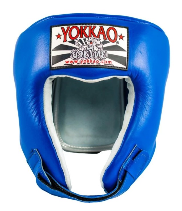 BLUE COMPETITION HEAD GUARD- L