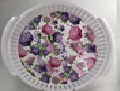 JC 090012
&quot;ถาดใส่ผลไม้ทรงกลม 
สีขาว 56.5 cm&quot;
