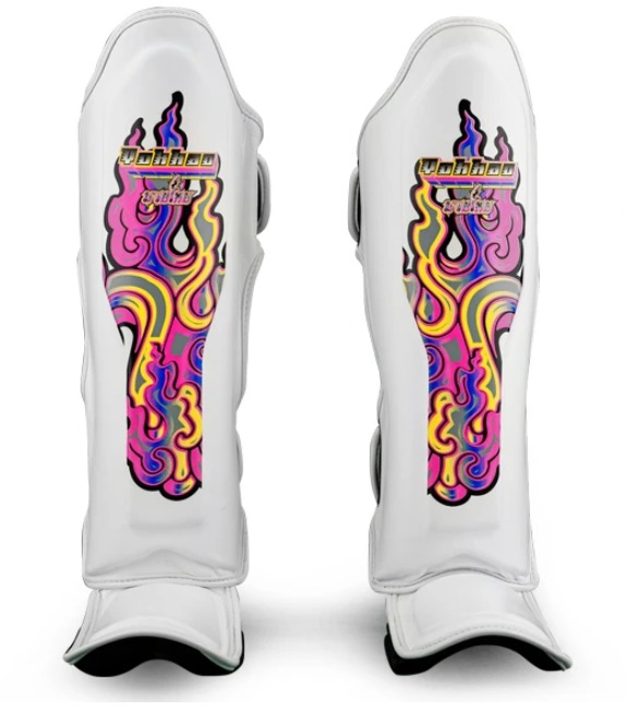 BANGKOK FLAMES SHIN GUARDS XS