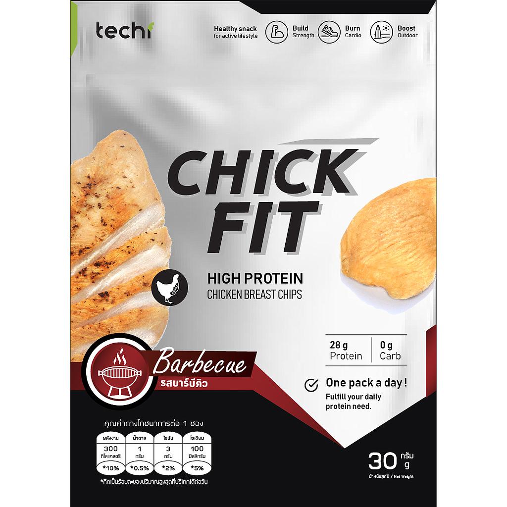 ขนมอกไก่กรอบ รสบาร์บีคิว ขนาด 30 กรัม