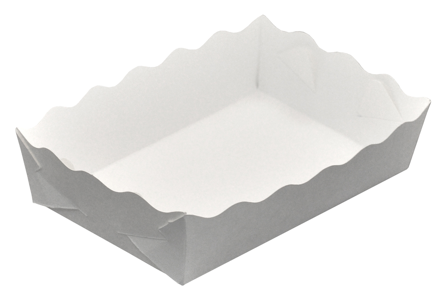 ถาดกระดาษสีขาว (White paper tray)
PT02 – 4x6x1.5นิ้ว
จำนวนบรรจุต่อแพ็ค : 100 ใบ
รายละเอียดสินค้า : ใช้สำหรับบรรจุขนมหรืออาหารทั่วไป

