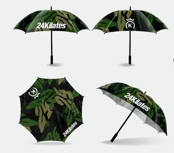 ร่ม 24KILATES UMBRELLA BLACK / FOREST CAMO

 