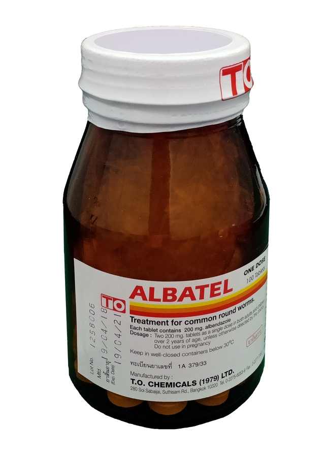ALBENDAZOLE 200 mg