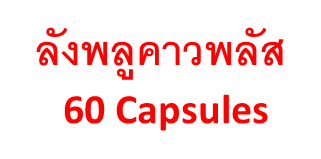 สารสกัดจากพลูคาว พลัส  Plu Kaow Extract Plus (ผลิตภัณฑ์เสริมอาหาร) ลัง 60 Capsules 
