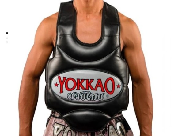 MUAY THAI BODY PROTECTOR BLACK XS