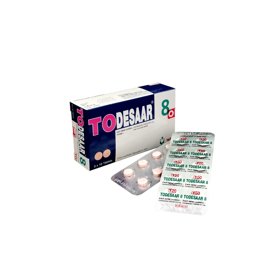 CANDESARTAN CILEXETIL 8 mg