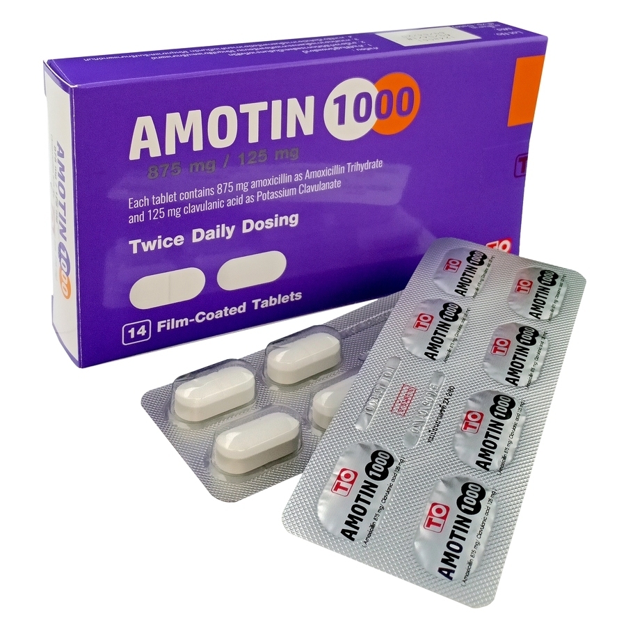 AMOXICILLIN 875 mg + CLAVULANIC ACID 125 mg