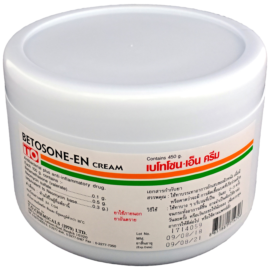 BETAMETHASONE (AS VALERATE) 0.1 % w/w + NEOMYCIN SULFATE 0.5 % w/w