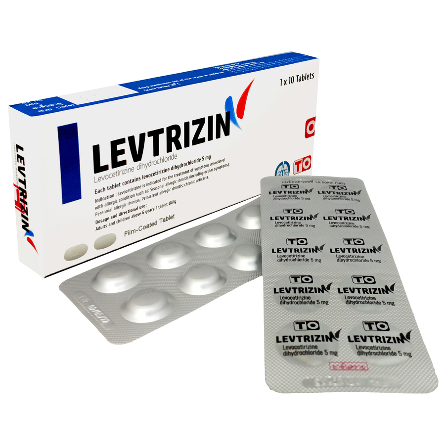 LEVOCETIRIZINE DIHYDROCHLORIDE 5 mg