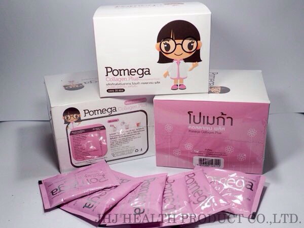 Pomega อาหารเสริมคอลลาเจนชงดื่ม 10 ซอง