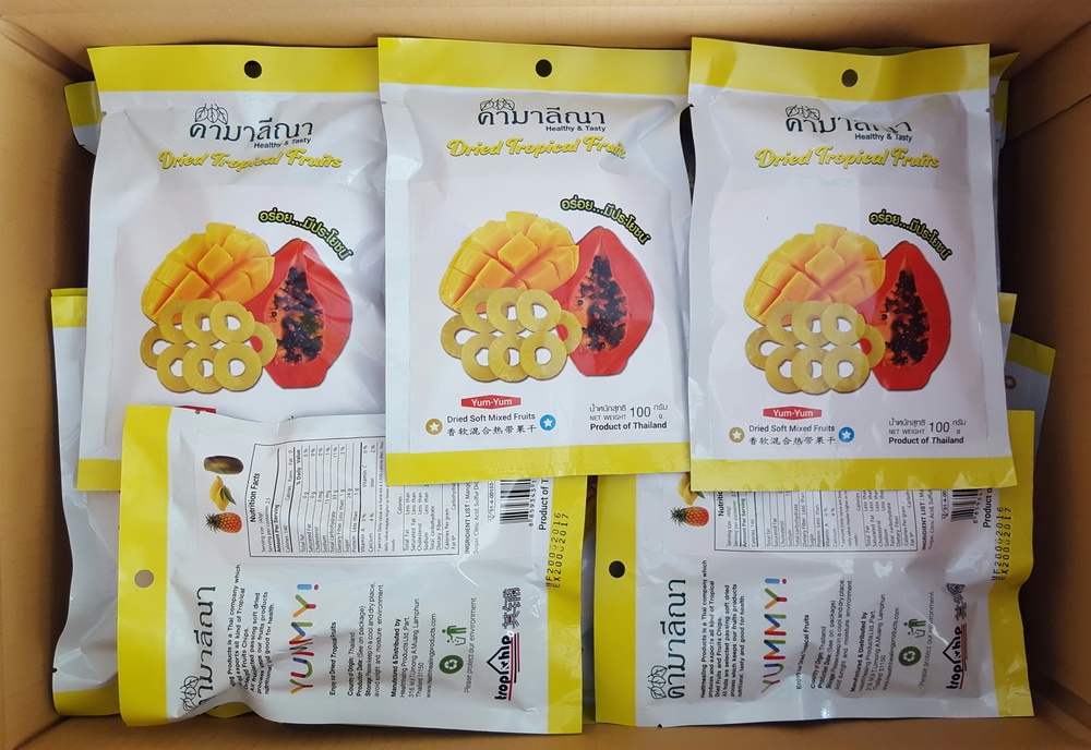 ผลไม้รวมอบแห้ง 100กรัม (ผลไม้รวมอบแห้ง 100กรัม)