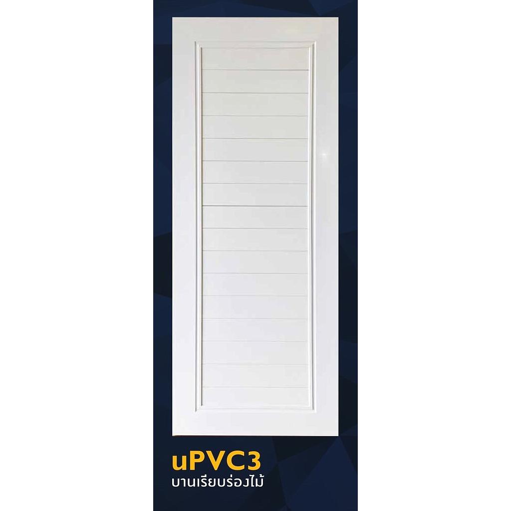 ปตTECHO uPVC3 Smooth 80X200 ขาว มจ.