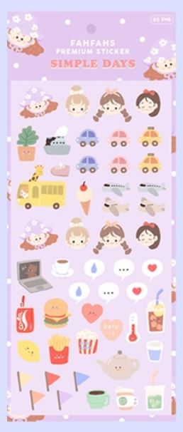 DECO STICKER (simple day)