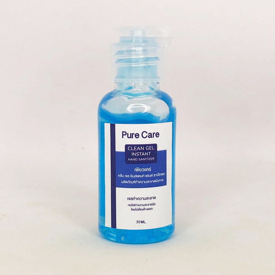 เจลแอลกอฮอล์ ทำความสะอาดชนิดไม่ต้องล้างออก  ใช้เจลทำความสะอาดผิวกาย 30 ml.