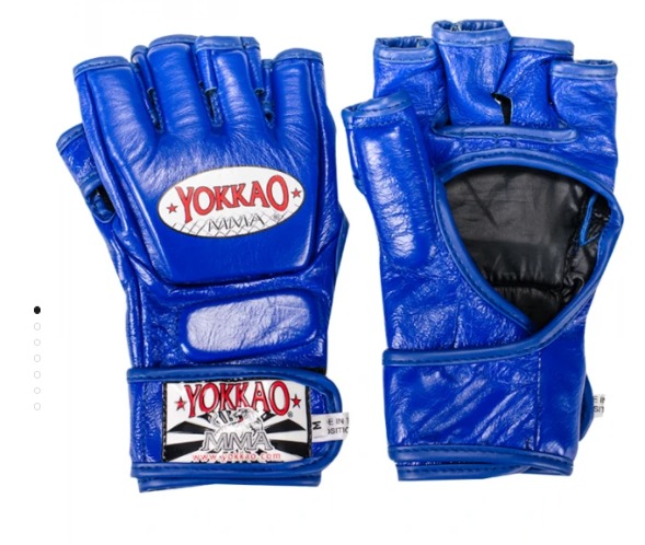 YOKKAO BLUE COMPETITION MMA GLOVE WITH THUMB L