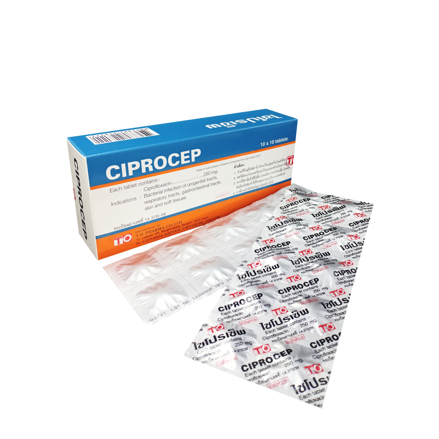 CIPROFLOXACIN HCl  eq. to CIPROFLOXACIN 250 mg