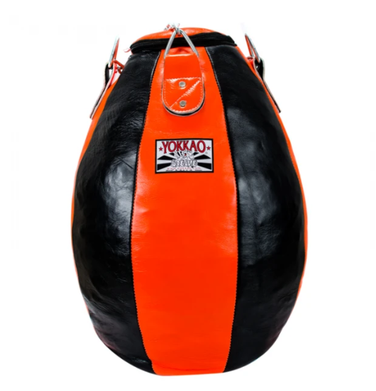 YOKKAO TEAR DROP HEAVY BAG ORANGE/BLACK M