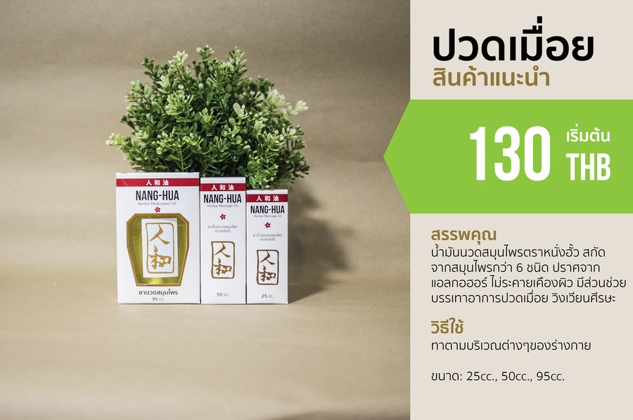 น้ำมันนวดสมุนไพร