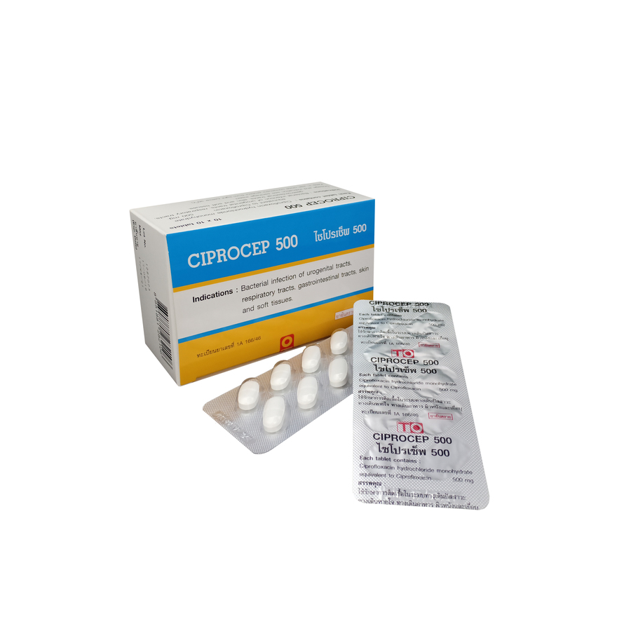 CIPROFLOXACIN HCl  eq. to CIPROFLOXACIN 500 mg