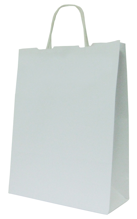 ถุงกระดาษขาว (White Bag)
WTH026- 26x10x35cm.
จำนวนบรรจุต่อแพ็ค : 100 ใบ
รายละเอียดสินค้า : กระดาษปอนด์ 100 แกรม, หูเกลียวกระดาษ, หูเกลียวกระดาษ, ไม่มีกระดาษรองก้น
