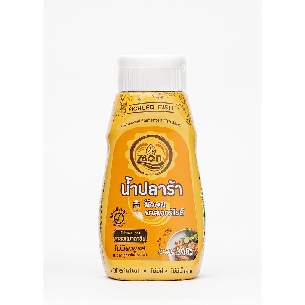 น้ำปลาร้าพาสเจอร์ไรส์ ไม่มีน้ำตาล ไม่มีผงชูรส ใช้ปรุงอาหาร 