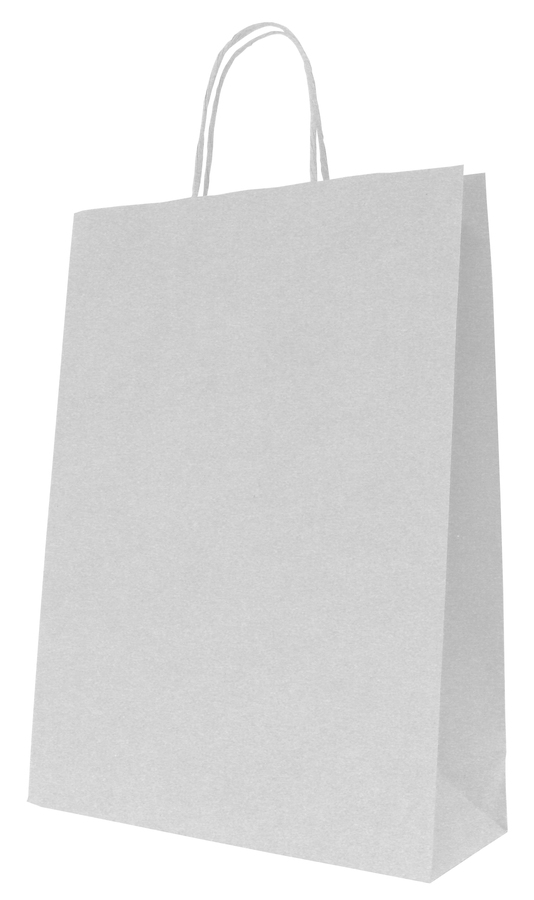 ถุงกระดาษขาว (White Bag)
WTH031- 31x11x42cm.
จำนวนบรรจุต่อแพ็ค : 100 ใบ
รายละเอียดสินค้า : กระดาษปอนด์ 100 แกรม, หูเกลียวกระดาษ, หูเกลียวกระดาษ, ไม่มีกระดาษรองก้น
