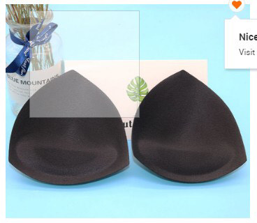 Aperla bra แผ่นเสริมยกทรง+สปอร์ตบาร์ 3D สีดำ