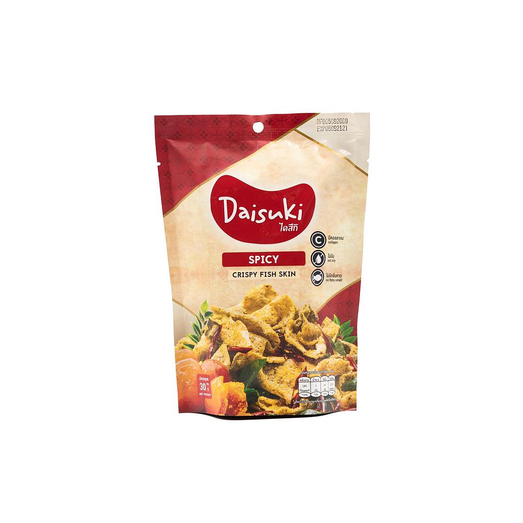 ไดสึกิ ขนาด 35 กรัม-หนังปลากรอบ / รสเผ็ด