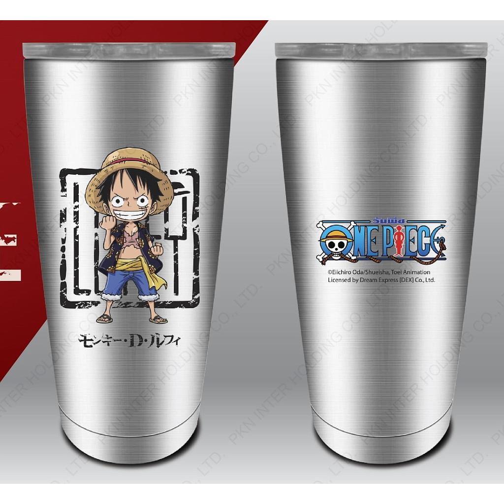 แก้วน้ำสแตนเลส luffy - สีเงิน ขนาด 20 oz.