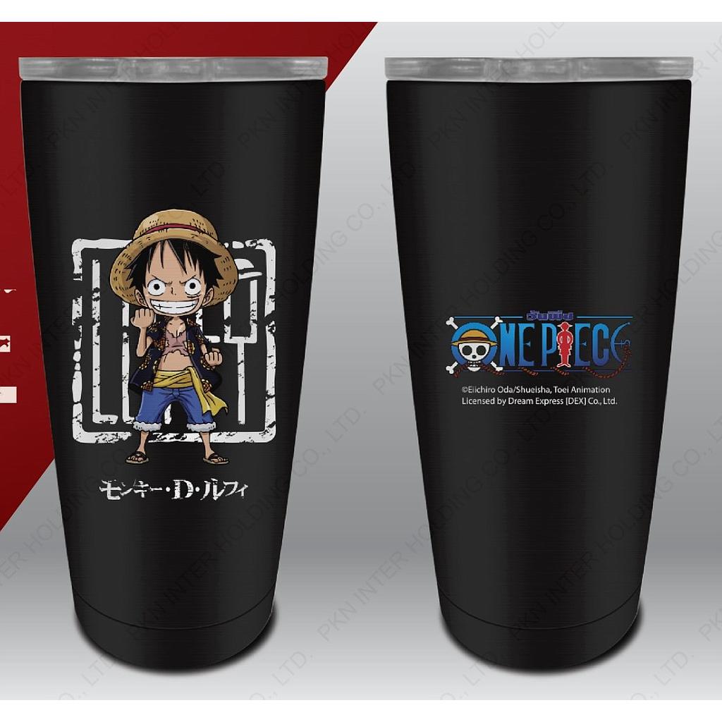 แก้วน้ำสแตนเลส luffy - สีดำ ขนาด 20 oz.