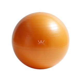 บอลสำหรับออกกำลังกาย ขนาด 55 เซ็นติเมตร สีส้ม 