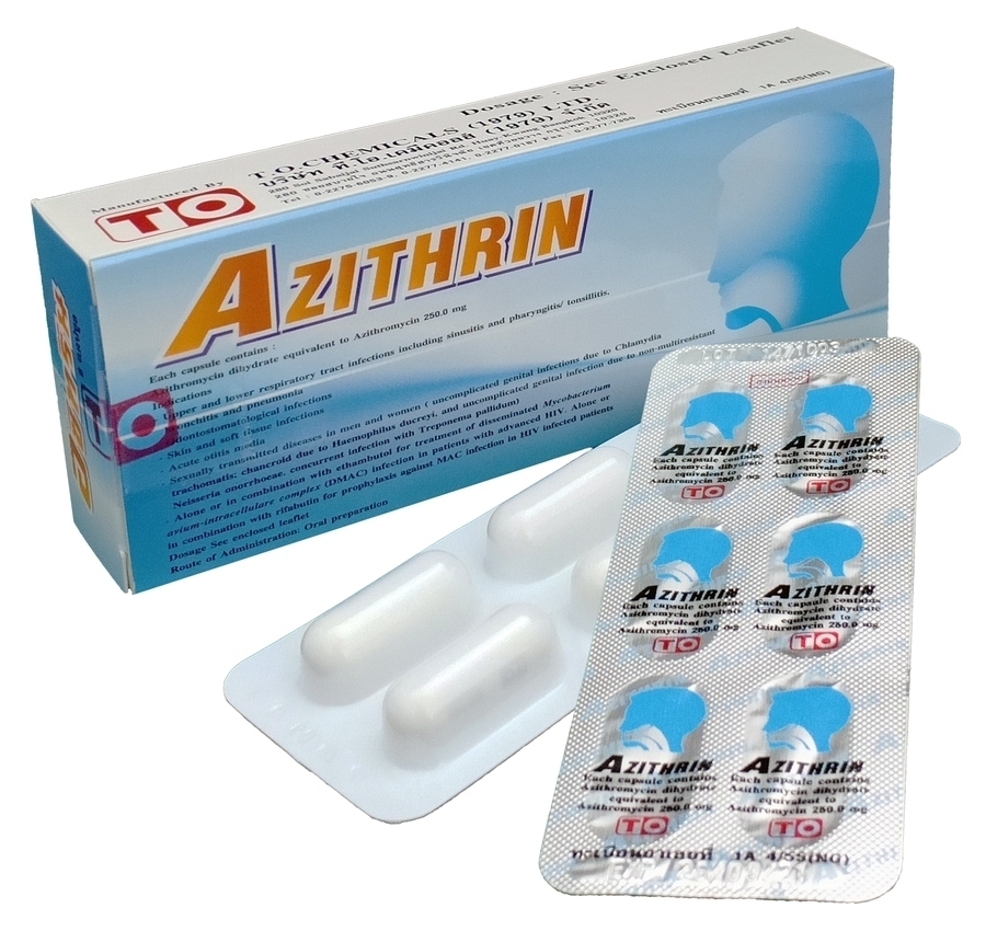 AZITHROMYCIN 250 mg