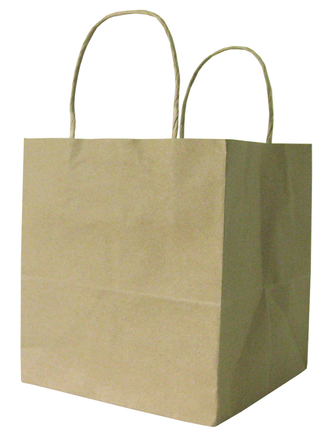 ถุงกระดาษ ใส่กล่องเค้ก (Cake bag - brown)
CB01 – 17x16x18cm. 
จำนวนบรรจุต่อแพ็ค : 50 ใบ
รายละเอียดสินค้า : กระดาษคราฟท์น้ำตาล 125 แกรม, ไม่มีพิมพ์, หูเกลียวกระดาษ, มีกระดาษรองก้น