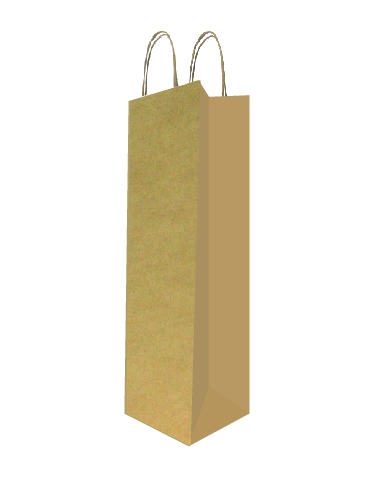 ถุงไวน์กระดาษน้ำตาล (Wine Brown Kraft Bag)
ขนาด- 10x10x36cm.
จำนวนบรรจุต่อแพ็ค : 100 ใบ
รายละเอียดสินค้า : กระดาษคราฟท์น้ำตาล 125 แกรม, หูเกลียวกระดาษ, มีกระดาษรองก้น

