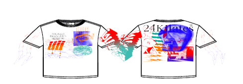 เสื้อยืด 24KILATES COMPO 3 ไซส์ L สีขาว