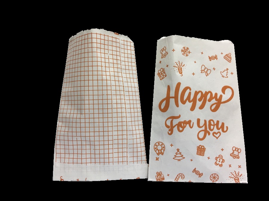 ถุงซองสีขาวขุ่น พิมพ์ลาย Happy For You สีส้ม (Flat bottom bag)
PFW1321-04 - 13x21cm.
จำนวนบรรจุต่อแพ็ค : 100 ใบ
รายละเอียดสินค้า : กระดาษคราฟท์ขาว 50 แกรม, พิมพ์ 1 สี, ไม่มีหูหิ้ว, 
ผลิตจากกระดาษรีไซเคิลใช้บรรจุอาหารและสินค้าต่างๆ