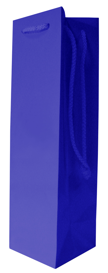 ถุงไวน์หูเชือก (Laminated bottle bag) สีน้ำเงิน
WGP110 - 10x10x36cm.
จำนวนบรรจุต่อแพ็ค : 10 ใบ
รายละเอียดสินค้า : กระดาษอาร์ค 160 แกรม, พิมพ์ 1 สี, เคลือบเงา, หูเชือกไนล่อน, มีกระดาษรองก้น, ใช้บรรจุขวดสุรา, ไวน์ และอื่นๆ
