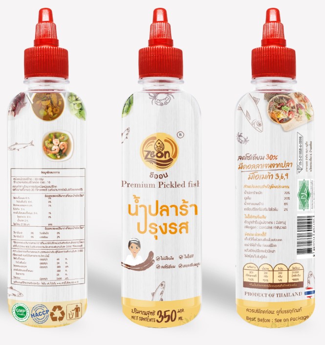 น้ำปลาร้า ซีออน พาสเจอร์ไรส์ โซเดียมต่ำ