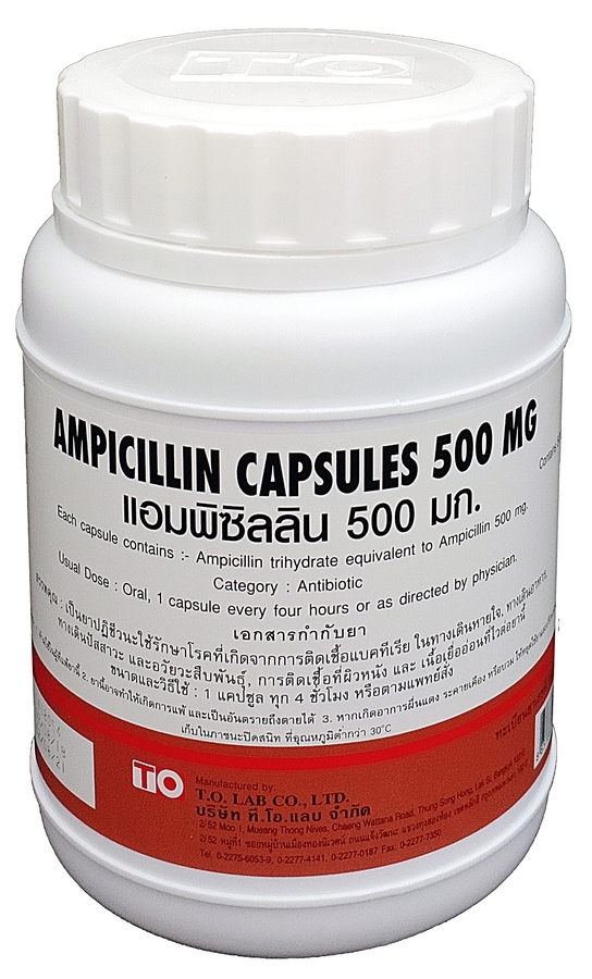 AMPICILLIN 500 mg