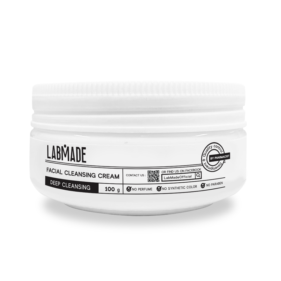LABMADE FACIAL CLEANSING CREAM
แลบเมด เฟเชียล คลีนซิ่ง ครีม
ผลิตภัณฑ์ทำความสะอาดผิวหน้า