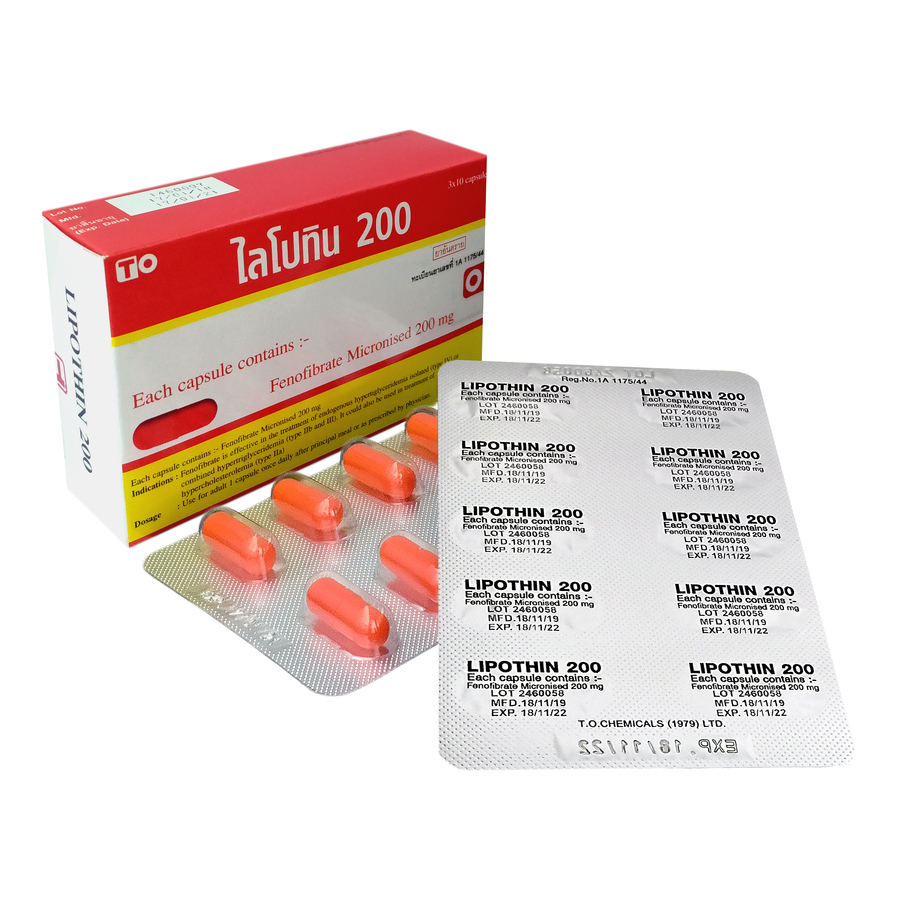 FENOFIBRATE MICRONISED 200 mg