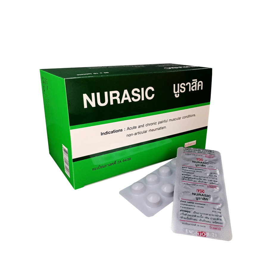ORPHENADRINE CITRATE 35 mg + PARACETAMOL 450 mg